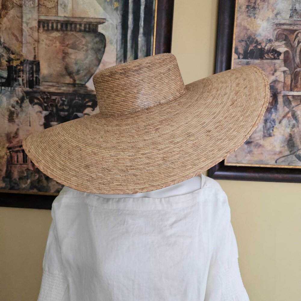 Lack of Color Hat, 100% Palm Leaf. Made in Mexico, Size L/XL, Ultra wide - Picture 6 of 12